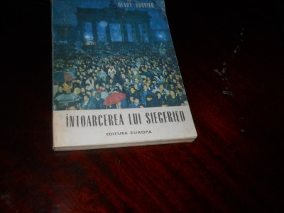 INTOARCEREA LUI SIEGFRIED-HENRY BONNIER,1991 foto