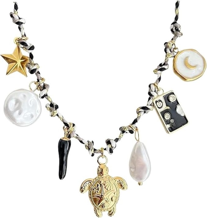 Colier placat cu aur Tortoise