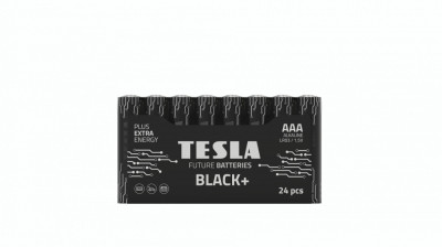 Baterii AAA Black+ 1099137041 Voltaj 1,5 Alkaline 24 bucati foto