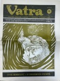 Vatra nr 9 septembrie 1986 carte almanah 16 pagini dimensiune 42x30 cm limba romana coperti brosate Uniunea Scriitorilor Romania