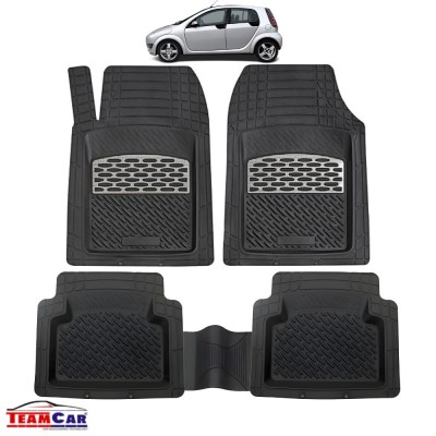 Smart Forfour I Covorase Auto TeamCar&amp;reg; Tip Tavita Compatibile (2004&amp;ndash;2006) Silver foto