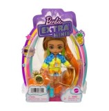 Papusa Barbie Extra Minis, cu par saten