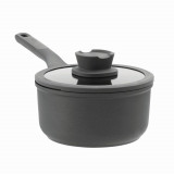 Cratita cu capac saucepan BergHOFF, Leo Stone, &Oslash;18 cm, 2 L, aluminiu turnat, invelis antiaderent