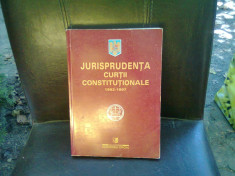 JURISPRUDENTA CURTII CONSTITUTIONALE 1992 - 1997 foto