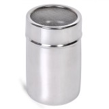 Recipient Metalic cu Sita pentru Zahar Pudra, Diametru 7 cm, Inaltime 9.5 cm, Oem