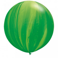 Balon Jumbo Super Agate Green Rainbow 75 cm foto