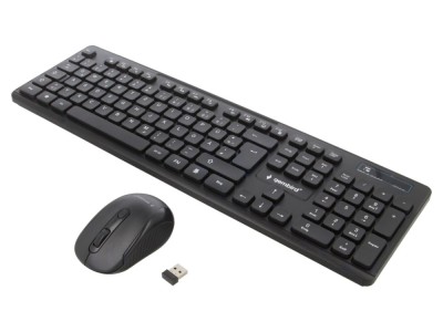 Kit de birou wireless slim USB DE foto