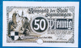 GERMANIA SIGMARINGEN -50-PFENING-1918🛑UNC