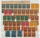 PARAGUAY 1913 - MINICOLECTIE BLOCURI SI FRAGMENTE MNH
