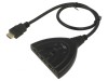 Switch HDMI HDCP 1.4 0.55m Negru 3 Porturi