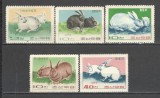 Coreea de Nord.1969 Animale de casa-Iepuri SC.101