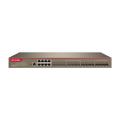 Switch 8 porturi Gigabit, 16 porturi SFP Gigabit, L2 Cloud Management - IP-COM G5324-16F