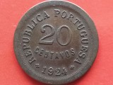 PORTUGALIA-20 CENTAVOS 1924