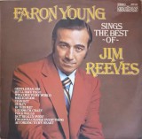 Vinil LP Faron Young Sings Jim Reeves Best Of, Contour 1975, Muzica Folk Pop Rock, 33 RPM