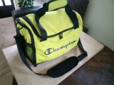 Geantă sport Champion, model de tip "duffel", medie, Verde Lime/Negru