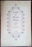 Cumpara ieftin ARABIC &amp; PERSIAN POEMS IN ENGLISH BY OMAR SHAKESPEAR POUND (NEW YORK, 1970)