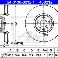 Disc frana VOLVO XC60 (2008 - 2016) ATE 24.0130-0212.1