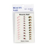 Cumpara ieftin Tatuaj decor unghii, Beauty Nail, pe baza de apa, 30 desene, Global Fashion