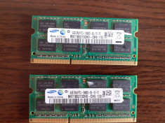 Memorie ram laptop 4Gb DDR3 Samsung PC3-10600S-09-10-F2 1333Mhz foto