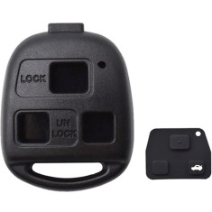 Carcasa Cheie Auto Techstar cu 3 Butoane Compatibila Toyota Yaris, Corolla, RAV4, Avensis, Lexus RX, GS, IS