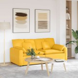 VidaXL Canapea modulară cu perne, galben deschis 3321143