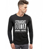 Bluza barbati neagra - Straight Outta Drumul Taberei - S