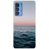 Husa compatibila cu Motorola G100 model Over the horizon, Silicon, TPU, Viceversa, Transparent, Carcasa