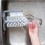 Set perii profesionale pentru spalat pahare si recipiente, interior/exterior, fixare cu ventuza, Kitchen
