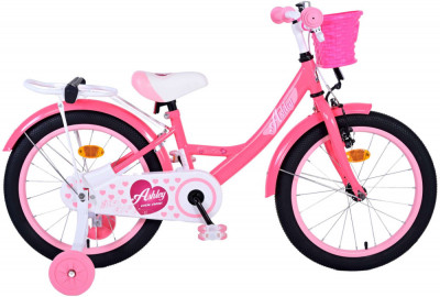 Bicicleta pentru fete Volare Ashley, 18 inch, culoare roz, frana de mana fata si PB Cod:31834 foto