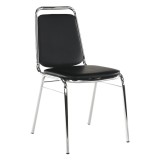 Cumpara ieftin Scaun conferinta piele ecologica neagra Zeki 45x58x82 cm
