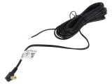 Cablu ESPE 5m 2x0,52mm&sup2; DC 5,5x2,1mm unghi negru KW212-000-213-0500