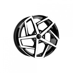 Set jante auto Kormetal R18 8J 5x112 ET50 negru + diamond cut Vw Seat Skoda Audi Mercedes Mini Cupra Bmw