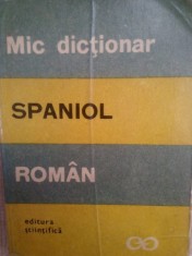 Maria Radovici - Mic dictionar spaniol-roman (Editia: 1968) foto