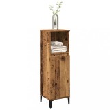 VidaXL Dulap de baie, lemn vechi, 30x30x100 cm, lemn prelucrat