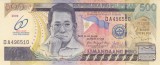 Bancnota Filipine 500 Piso 2009 - P204 UNC ( comemorativa - vezi descriere )