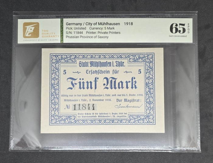 5 Mark 1918 Germania