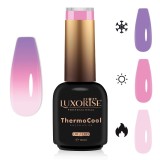 Cumpara ieftin Oja Semipermanenta Termica 3 Culori LUXORISE ThermoCool - Silent Lilac 10ml