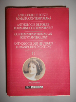 Antologie de poezie romana contemporana. volumul 2 (2013, editie cartonata) foto