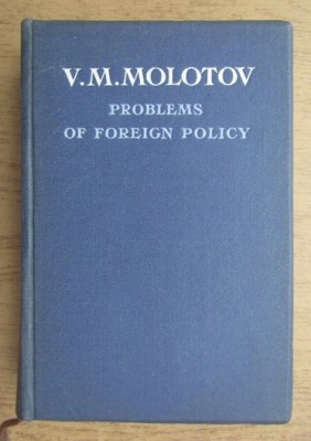 V. M. Molotov - Problems of foreign policy (1949) foto