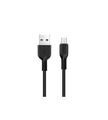 HOCO Flash X20 cablu de date USB la Micro-USB-Lungime 1 Metru-Culoare Negru foto