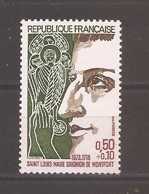 Franta 1974 - Sf. Louis-Marie Grignion de Montfort, MNH foto