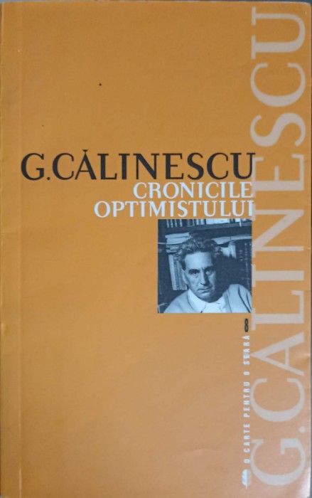 CRONICILE OPTIMISTULUI-GEORGE CALINESCU-253841