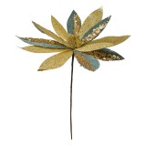 Cumpara ieftin Craciunita artificiala verde aurie 40x47 cm