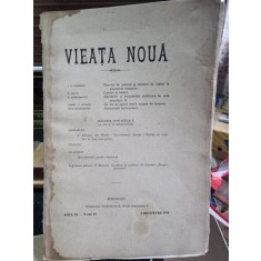 Revista Vieata Noua Nr. 10 Decembrie 1913
