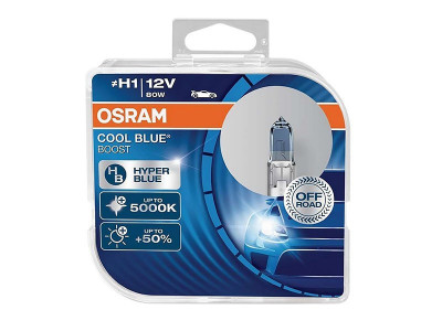 Becuri Osram H1 12v 55w P14.5s Cool Blue Intense, Next Generation, + 100%, 2 Buc 62150CBB-HCB foto