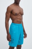 Under Armour pantaloni scurți de antrenament Tech Graphic culoarea verde, 1306443