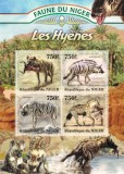 Cumpara ieftin NIGER 2013 - Hiene / set complet - colita + bloc MNH ( 2 imagini)