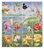 GRENADA GRENADINE 1996 - Flori/ colita MNH