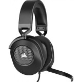 Casti gaming cu microfon Corsair HS65, Surround, Dobly Audio 7.1 Sound ID, conector USB &amp;amp; 3.5mm, Negru Carbon