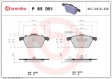 BREMBO P 85 061 PRIME LINE set placute frana,frana disc